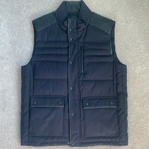 Calvin Klein Vest with Leather Trim - Men’s Large